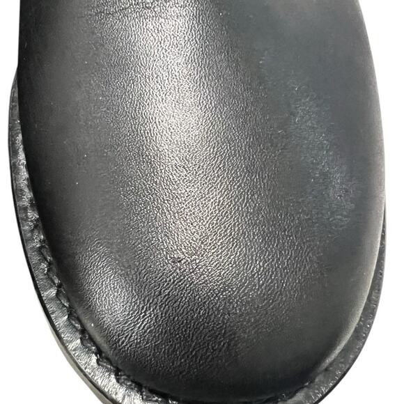 Fabianelli Women’s Black Leather Faux Fur Side Zip Ankle Boot Size 8 - Picture 12 of 13